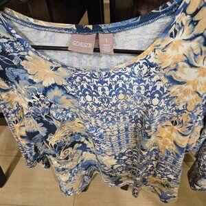 NW/OT Chico's long sleeve blouse